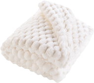 Douceur d'intérieur Plush quilted blanket, Frosty, 125 × 150 cm - Blanket