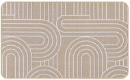 Douceur d'intérieur Woven carpet with MODUL pattern, light beige - Carpet