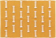 Douceur d'intérieur Cotton carpet JULINE, 50 × 80 cm, yellow - Carpet