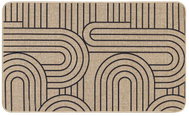 Douceur d'intérieur Woven carpet with pattern, 45 × 75 cm, MODUL, beige - Carpet