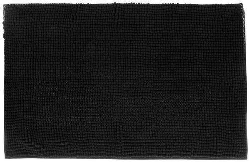 5FIVE SIMPLY SMART Koupelnová předložka Tapis Mini Chenille, protiskluzová, polyester, černá - Bath Mat - Main image