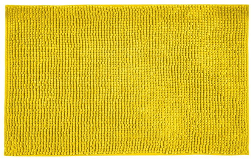 ALLSTAR Koupelnová předložka, polyester, žlutá, 50 × 80 cm - Bath Mat - Main image