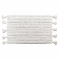 DOUCEUR D'INTÉRIEUR Koupelnová předložka Minatis, bavlna, bílá, 50 × 82 cm - Bath Mat