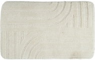 BATHROOM SOLUTIONS Koupelnová předložka Jev, vzor oblouky, protiskluzová, polyester, béžová - Bath Mat