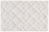 DOUCEUR D'INTÉRIEUR Koupelnová předložka Otis, bavlna, bílá, 50 × 80 cm - Bath Mat