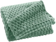 Douceur d'intérieur Flannel bedspread 125 × 150 cm Frosty, Touch of nature - Bed Cover