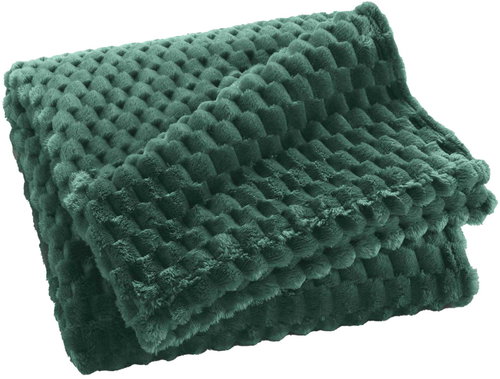 Douceur d'intérieur Flannel bedspread 125 × 150 cm Frosty, Spring freshness - Bed Cover - Main image