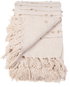 Bed Cover Douceur d'intérieur Golden Sunset sofa cover with fringe, 125 × 150 cm - Přehoz na postel