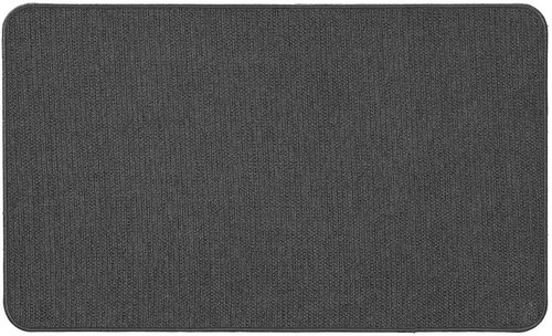 Douceur d'intérieur Simeo Rectangular mat 45 × 75 cm grey - Doormat - Main image