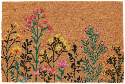 Home Styling Collection Flower pattern doormat 59 × 39 cm - Doormat - Main image