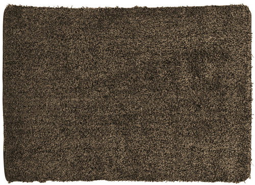 Home Styling Collection Cotton and polyester doormat, 70 × 45 cm, dark brown - Doormat - Main image