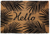 Douceur d'intérieur Coir doormat, inscription Hello, 40 × 60 cm - Doormat