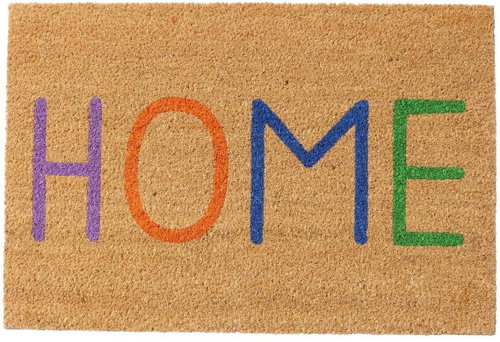 Boltze Doormat natural with subtitles Home, 60 × 40 cm - Doormat - Main image