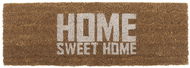 Present time Rohožka z kokosového vlákna Home sweet, bílý nápis, 75 × 26 × 2 cm - Rohožka