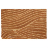 Home Styling Collection Coir mat, 59 × 39 cm, wavy pattern - Doormat