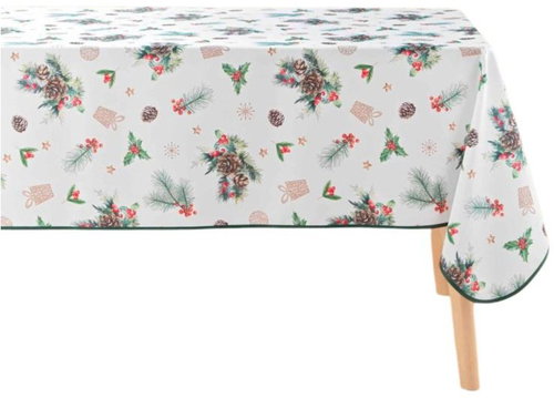 Douceur d'intérieur Tablecloth with Christmas motif Hollystar 150 × 240 cm - Tablecloth - Main image