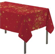 Douceur d'intérieur Tablecloth with golden snowflakes Constellation 150 × 300 cm - Tablecloth