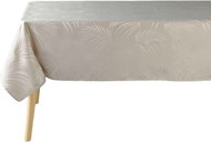 Douceur d'intérieur Jacquard tablecloth beige Plumette 140 × 240 cm - Tablecloth