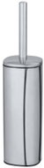 WENKO WC štětka Alassio, lesklá, nerezová ocel, stříbrná, průměr 9,3 × 39,2 cm - Toilet Brush