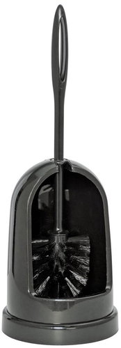 WENKO WC štětka Standard, plast, černá, 14 × 40 cm - Toilet Brush - Main image