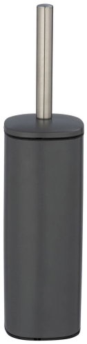WENKO WC štětka Alassio, kov, šedá, 9,3 × 9,3 × 39,2 cm - Toilet Brush - Main image