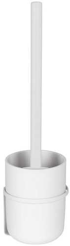 WENKO Carpino WC brush, plastic, white, 10×9.5×35cm - Toilet Brush - Main image