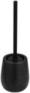 WENKO WC štětka Nerno, silikonová hlavice, keramika, černá, průměr 13 × 39,5 cm - Toilet Brush