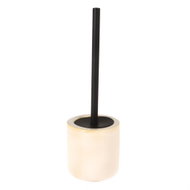 BATHROOM SOLUTIONS WC štětka, keramika, béžová, 11,5 × 11,5 × 38 cm - Toilet Brush