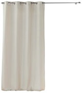 Douceur d'intérieur Curtain with rings VELVET, insulating, 135 × 260 cm, beige - Drape