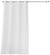 Douceur d'intérieur Curtain with rings VELVET, insulating, 140 × 260 cm, white - Drape