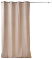 Douceur d'intérieur Curtain with rings with blackout layer, double layer, 140 × 260 cm, beige - Drape