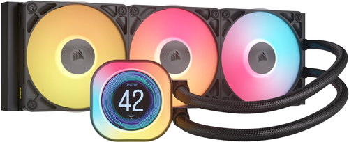 Corsair iCUE LINK TITAN 360 RX LCD Black - Vízhűtés - Fő fotó