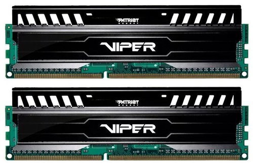 Patriot Viper 3 Black Mamba 16GB KIT DDR3 1600MT/s CL9 Fő fotó Patriot Viper 3 Black Mamba 16GB KIT DDR3 1600MT/s CL9 - RAM memória - Fő fotó