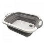 Alum Foldable silicone bowl with sink and cutting board 2in1 - MultiTask - Chopping Board