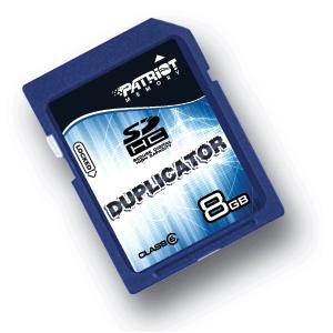 Patriot 8GB SDHC Class6 Duplicator - Memory Card - Main image