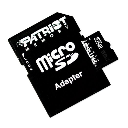 Patriot 4GB MicroSDHC Class 4 - Memory Card - Main image