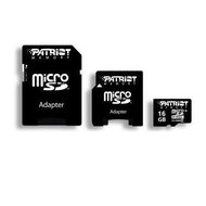 Patriot 16GB MicroSDHC 3v1 Class 2 - Memory Card