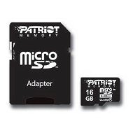 PATRIOT Micro SDHC 16GB Class 4 + SD adapter - Speicherkarte