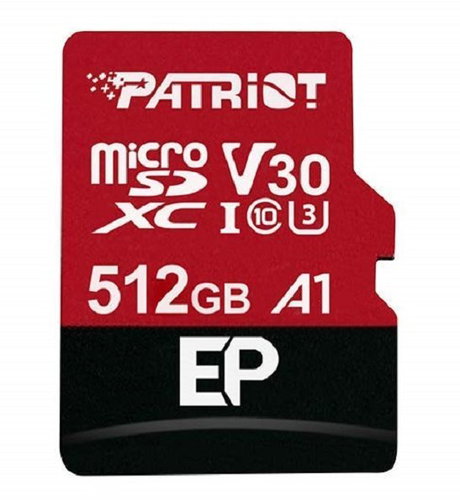 PATRIOT EP 512 MB MICRO SDXC V30 A1 - Speicherkarte - Hauptbild