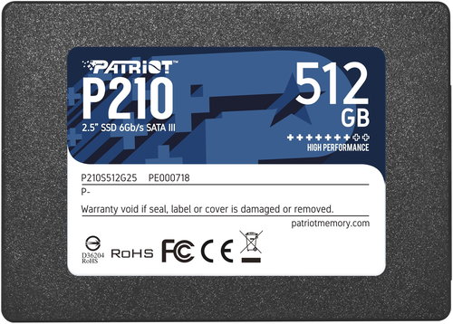 Patriot P210 512GB - SSD-Festplatte - Hauptbild