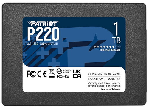 Patriot P220 1TB - SSD - Main image
