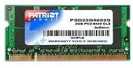 Patriot SO-DIMM 2 GB DDR2 800 MHz CL6 Signature Line - Operačná pamäť