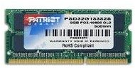 Patriot SO-DIMM 2GB DDR3 1333MHz CL9 Signature Line - Operačná pamäť