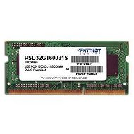 Patriot SO-DIMM 2GB DDR3 1600MHz CL11 Signature Line - Operační paměť