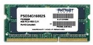 RAM memória Patriot SO-DIMM 4GB DDR3 1600MHz CL11 Signature Line - Operační paměť