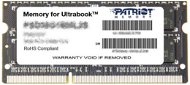  Patriot SO-DIMM 4GB DDR3 1333MHz CL9 Ultrabook  - Arbeitsspeicher