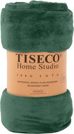 Tiseco Cosy microfleece blanket 150 × 200 cm, dark green - Blanket