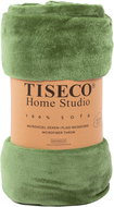 Tiseco Cosy microfleece blanket 150 × 200 cm, olive - Blanket