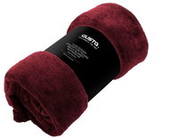 Gusta Fleece plaid 130 × 160 cm, red - Blanket