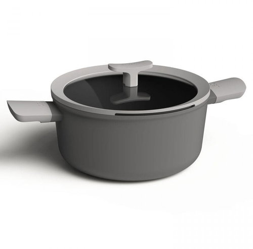 BERGHOFF Casserole with lid with non-stick surface LEO 24cm - Casserole Pot - Main image